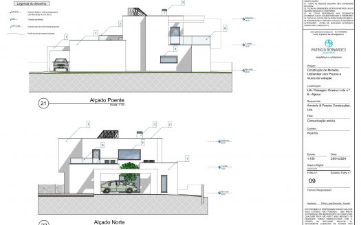 Villa moderne de 4 chambres en construction