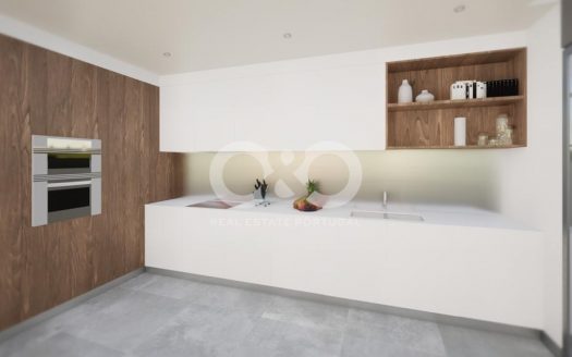 Apartamento T3 contemporâneo com piscina em Portimão.