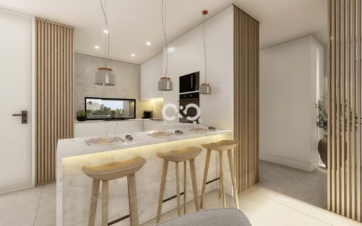 Elegante apartamento T3 inserido num condomínio de luxo.