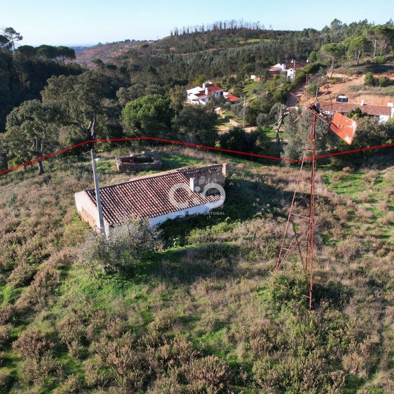 Propiedad de 2,2 hectáreas con ruina para restaurar en Relva Grande, São Teotónio